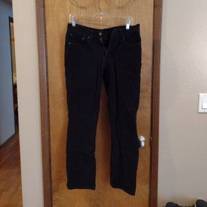 Black Levis 514 Corduroy pants W30 L30